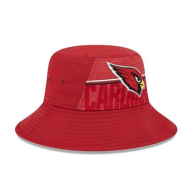Men's New Era Cardinal Arizona Cardinals 2023 NFL Training Camp Stretch Bucket Hat
