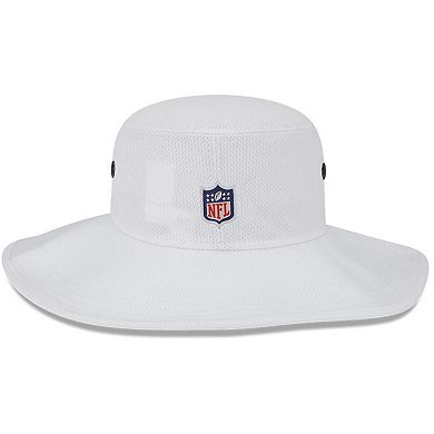 Men's New Era White Minnesota Vikings 2023 NFL Training Camp Panama Bucket Hat