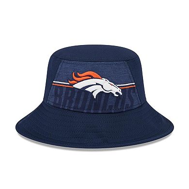 Men's New Era Navy Denver Broncos 2023 NFL Training Camp Stretch Bucket Hat