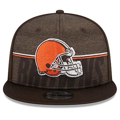 Men's New Era Brown Cleveland Browns 2023 NFL Training Camp 9FIFTY Snapback Hat