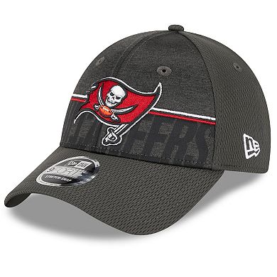 Youth New Era Pewter Tampa Bay Buccaneers 2023 NFL Training Camp 9FORTY Adjustable Hat