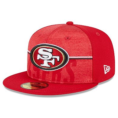 Men's New Era Scarlet San Francisco 49ers 2023 NFL Training Camp 59FIFTY Fitted Hat