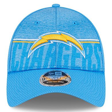 Youth New Era Powder Blue Los Angeles Chargers 2023 NFL Training Camp 9FORTY Adjustable Hat