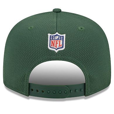 Men's New Era Green Green Bay Packers 2023 NFL Training Camp 9FIFTY Snapback Hat