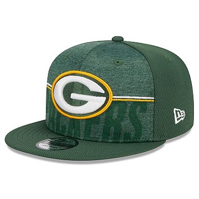 Men's New Era Green Green Bay Packers 2023 NFL Training Camp 9FIFTY Snapback Hat
