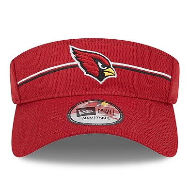 Men's New Era Cardinal Arizona Cardinals 2023 NFL Training Camp Adjustable Visor