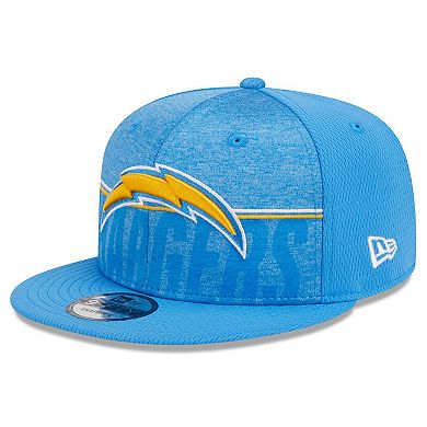 Men's New Era Powder Blue Los Angeles Chargers 2023 NFL Training Camp 9FIFTY Snapback Hat