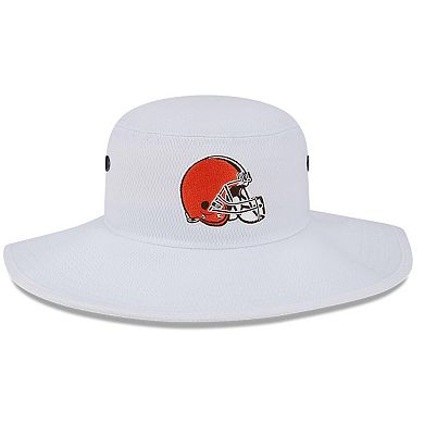 Men's New Era White Cleveland Browns 2023 NFL Training Camp Panama Bucket Hat