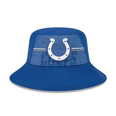 Men's New Era Royal Indianapolis Colts 2023 NFL Training Camp Stretch Bucket Hat