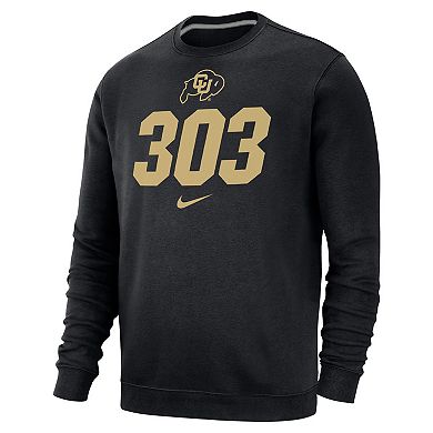 Men's Nike Black Colorado Buffaloes 303 Pullover Sweatshirt