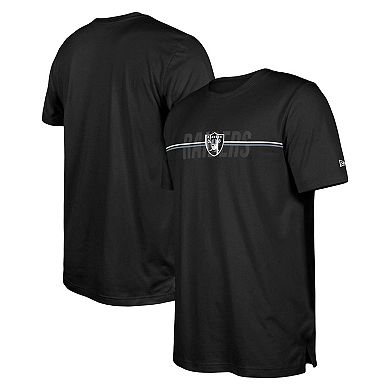 Men's New Era  Black Las Vegas Raiders 2023 NFL Training Camp T-Shirt