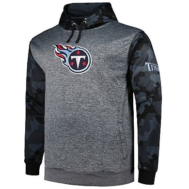 Men's Fanatics Branded Heather Charcoal Tennessee Titans Camo Pullover Hoodie