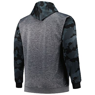 Men's Fanatics Branded Heather Charcoal Tennessee Titans Camo Pullover Hoodie