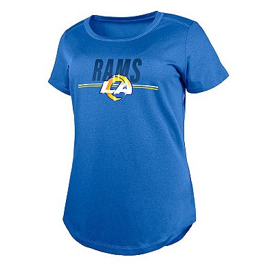 Women's New Era  Royal Los Angeles Rams 2023 NFL Training Camp T-Shirt