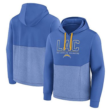 Men's Fanatics Branded  Powder Blue Los Angeles Chargers Successful Tri-Blend Pullover Hoodie