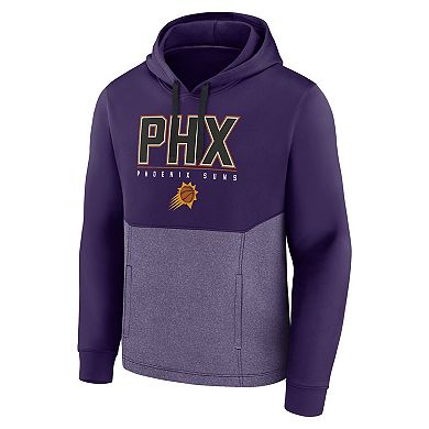 Men's Fanatics Branded  Purple Phoenix Suns Successful Tri-Blend Pullover Hoodie