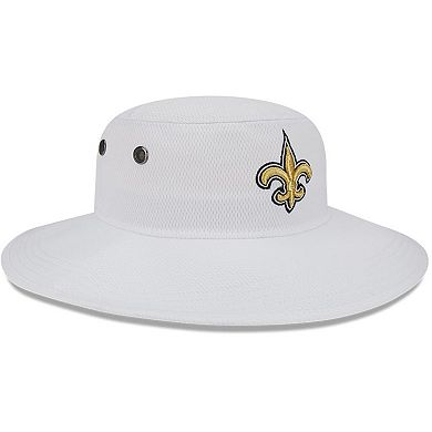 Men's New Era White New Orleans Saints 2023 NFL Training Camp Panama Bucket Hat