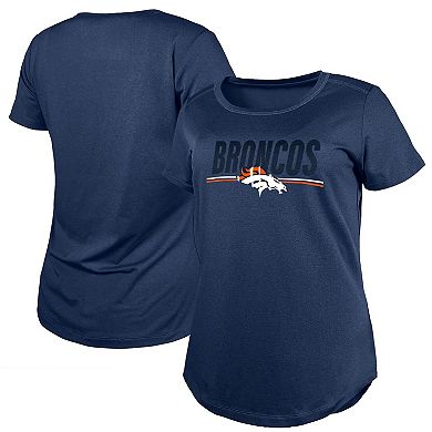 Women's New Era  Navy Denver Broncos 2023 NFL Training Camp T-Shirt