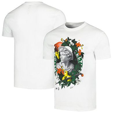 Unisex NBA x Kathy Ager White Boston Celtics Identify Artist Series T-Shirt
