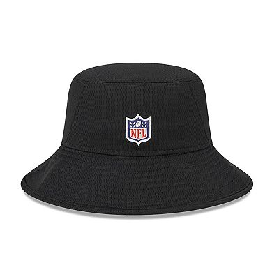 Men's New Era Black Pittsburgh Steelers 2023 NFL Training Camp Stretch Bucket Hat