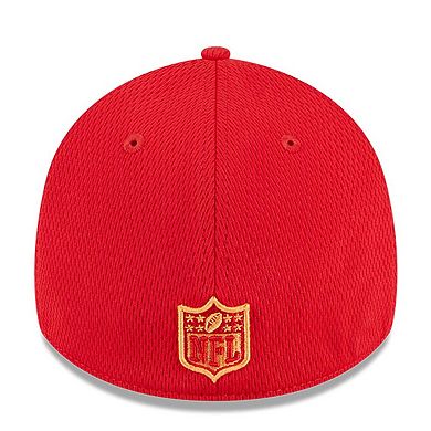Men's New Era Red Tampa Bay Buccaneers 2023 NFL Training Camp Throwback 39THIRTY Flex Fit Hat