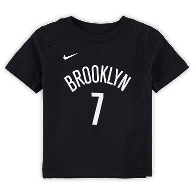 Infant Nike Kevin Durant Black Brooklyn Nets Name & Number T-Shirt