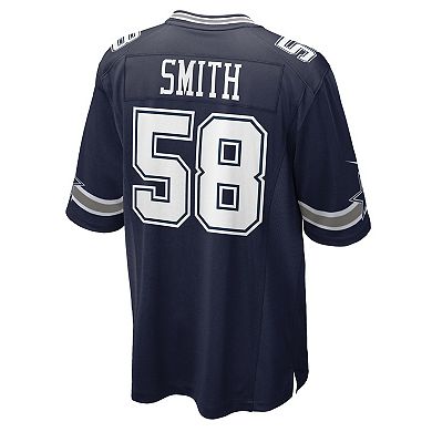 Men's Nike Mazi Smith Navy Dallas Cowboys 2023 NFL Draft First Round Pick Game Jersey