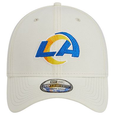 Men's New Era Cream Los Angeles Rams Classic 39THIRTY Flex Hat