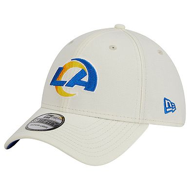 Men's New Era Cream Los Angeles Rams Classic 39THIRTY Flex Hat