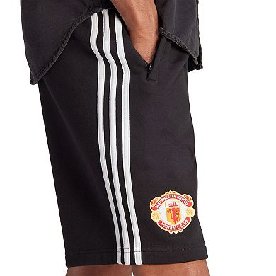 Men's adidas Originals Black Manchester United Shorts