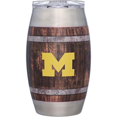 Michigan Wolverines 15oz. Barrel Tumbler