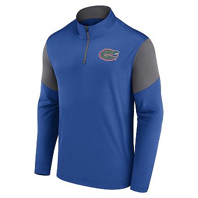 Men's Fanatics Branded  Royal Florida Gators Primary Quarter-Zip Top