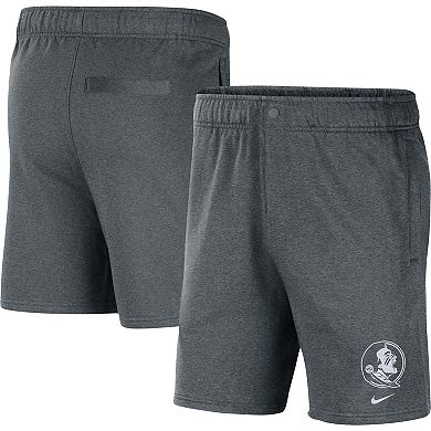 Men's Nike Gray Florida State Seminoles Fleece Shorts