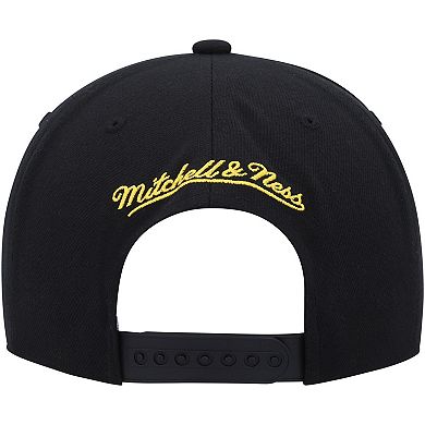 Men's Mitchell & Ness  Black Los Angeles Lakers Hardwood Classics SOUL Champions Era Diamond Snapback Hat