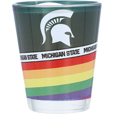 Michigan State Spartans 2oz. Pride Collector Shot Glass