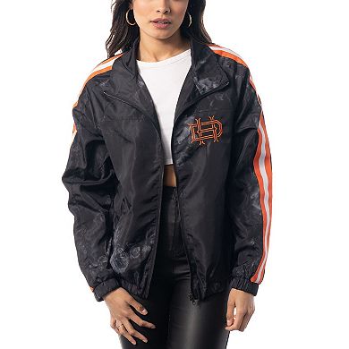 Women's The Wild Collective  Black Houston Dynamo FC Full-Zip Track Jacket