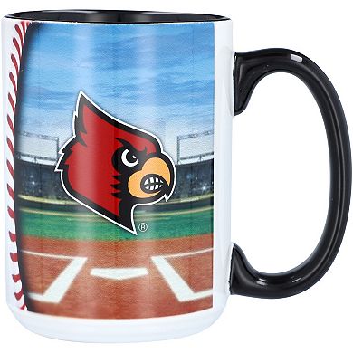 Louisville Cardinals 15oz. Baseball Mug