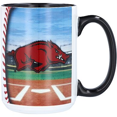 Arkansas Razorbacks 15oz. Baseball Mug