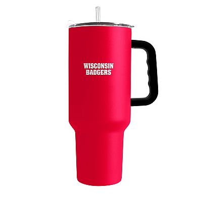 Wisconsin Badgers 40oz. Travel Tumbler with Handle