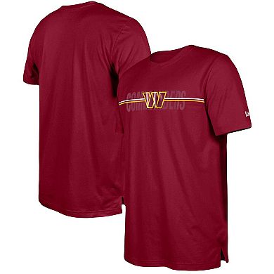 Men's New Era  Burgundy Washington Commanders 2023 NFL Training Camp T-Shirt