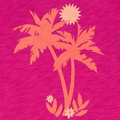Toddler Girl Carter's All Smiles Tropical Palm Tree Graphic Tee