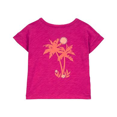 Toddler Girl Carter's All Smiles Tropical Palm Tree Graphic Tee