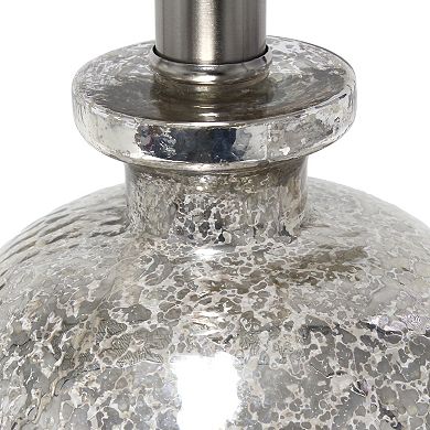 Lalia Home Hammered Glass Table Lamp