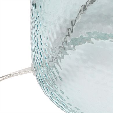 Lalia Home Hammered Glass Table Lamp