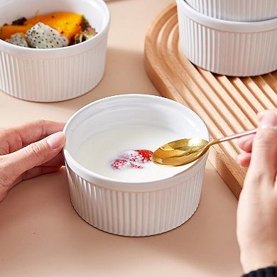 Ceramic Ramekins, Perfect Baking Dishes For Oven, Popcorn Bowl Baking Set