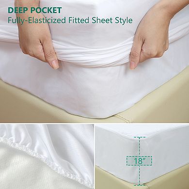 Delicate Cotton Mattress Pad  Cover Water-proof Comfortable Breathable and Soft