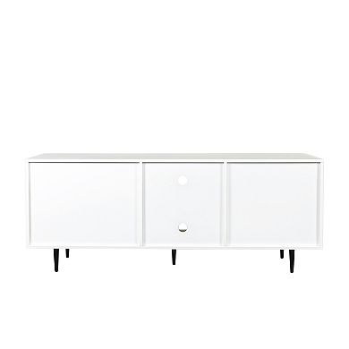 FC Design TV Stand Use in Living Room Furniture , high quality particle board,White