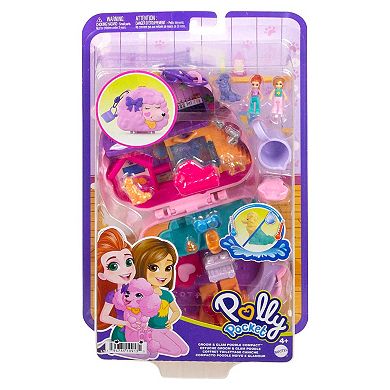 Polly Pocket Groom & Glam Poodle Compact Playset