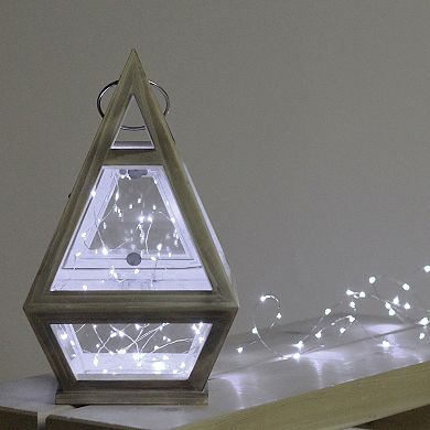 100 Pure White LED Micro Fairy Lights - 16.25 ft Copper Wire