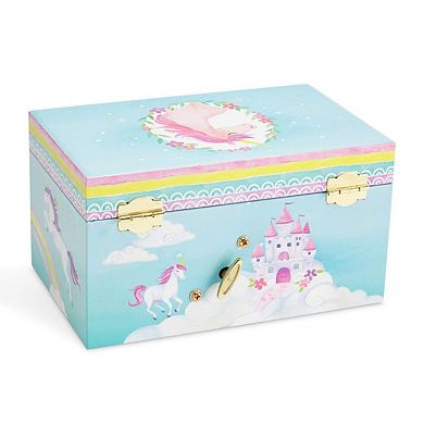 Musical Jewellery Storage Box with Pull-out Drawer, Unicorn Design, The Unicorn Tune